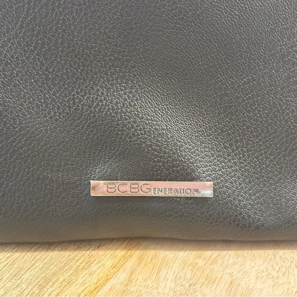 BCBGeneration Textured Beaded Black Clutch Y2K 2000s - Picture 4 of 8